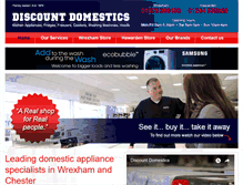 Tablet Screenshot of discountdomestics.co.uk